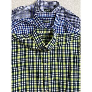 ORVIS Lot‎ of 3 Button Down Dress Shirts, XXL Heritage Wash and Country Twill